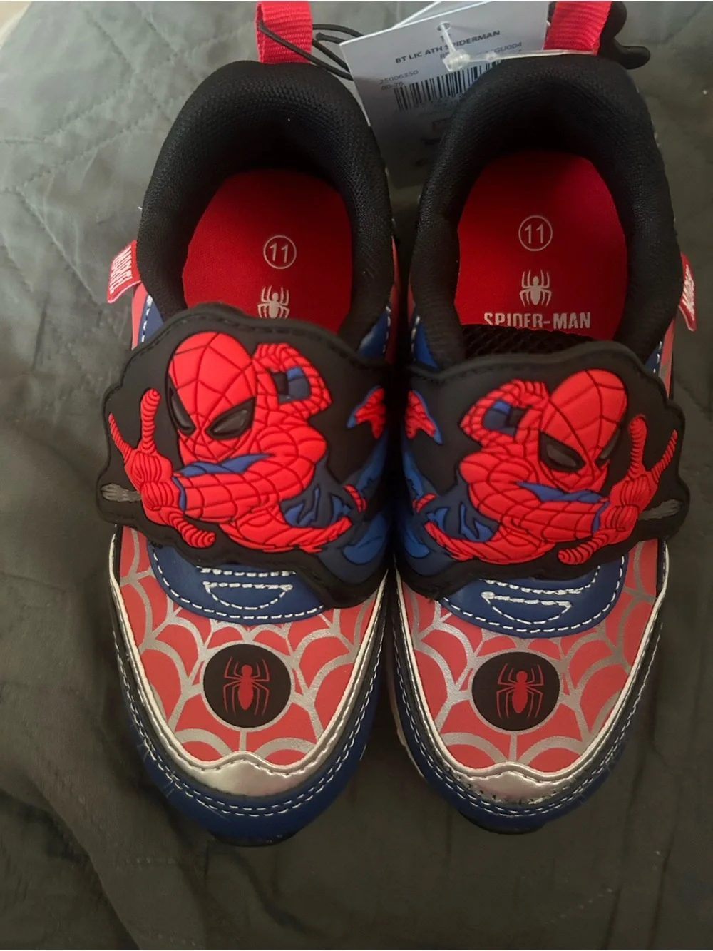 Marvel Kids Red and Blue Spider-Man Sneakers
